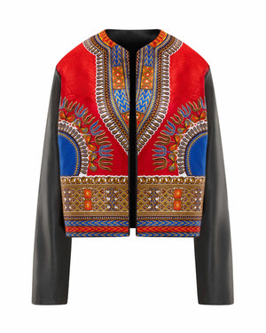Makeba Jacket - Ruby